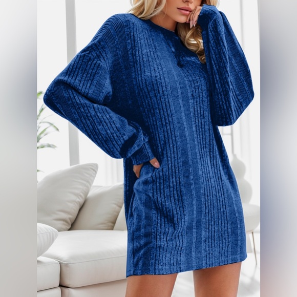 Chilly Comfort Mini Sweater Dress - Picture 2 of 3
